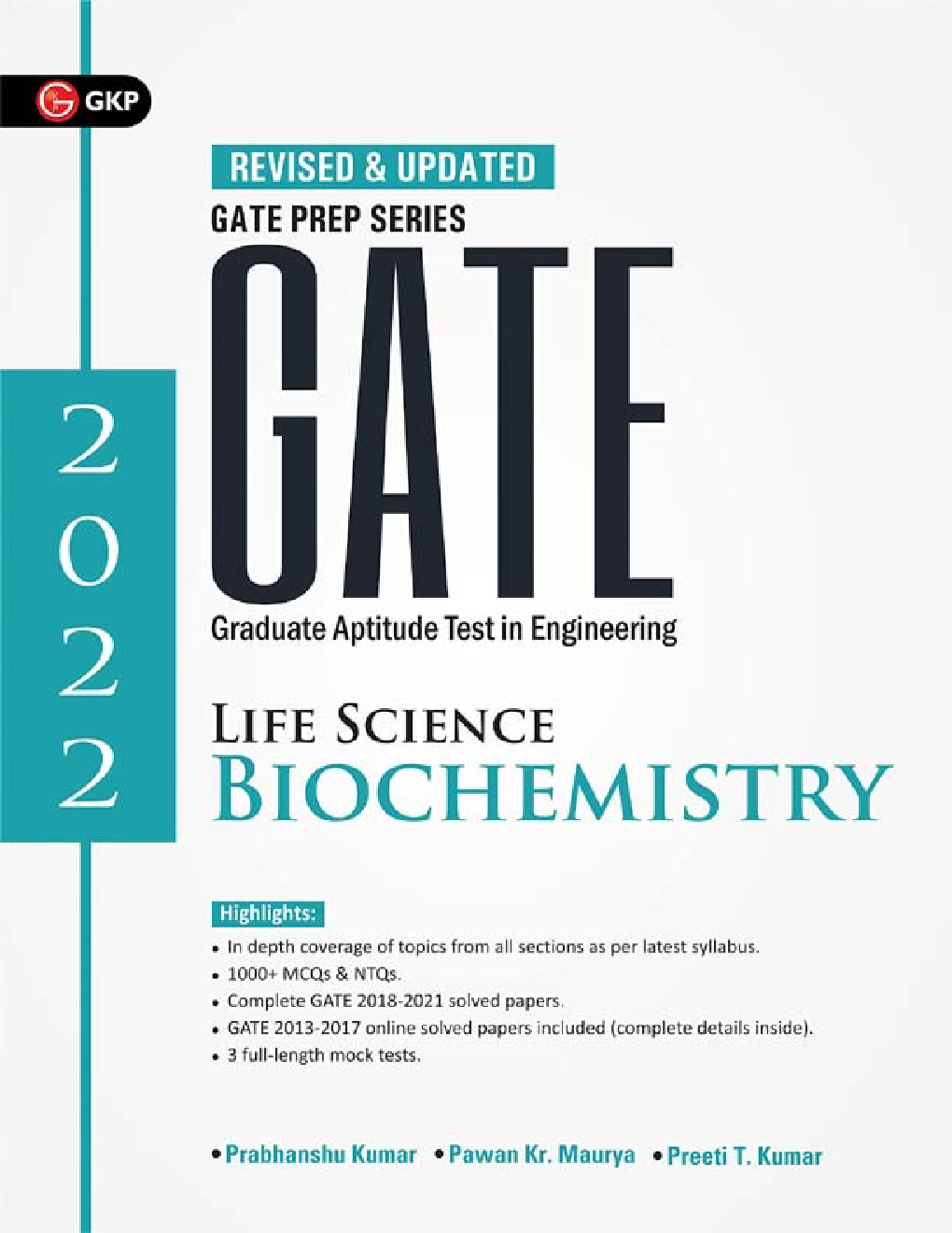GATE 2022 : Life sciences - Biochemistry - Guide - Page 1
