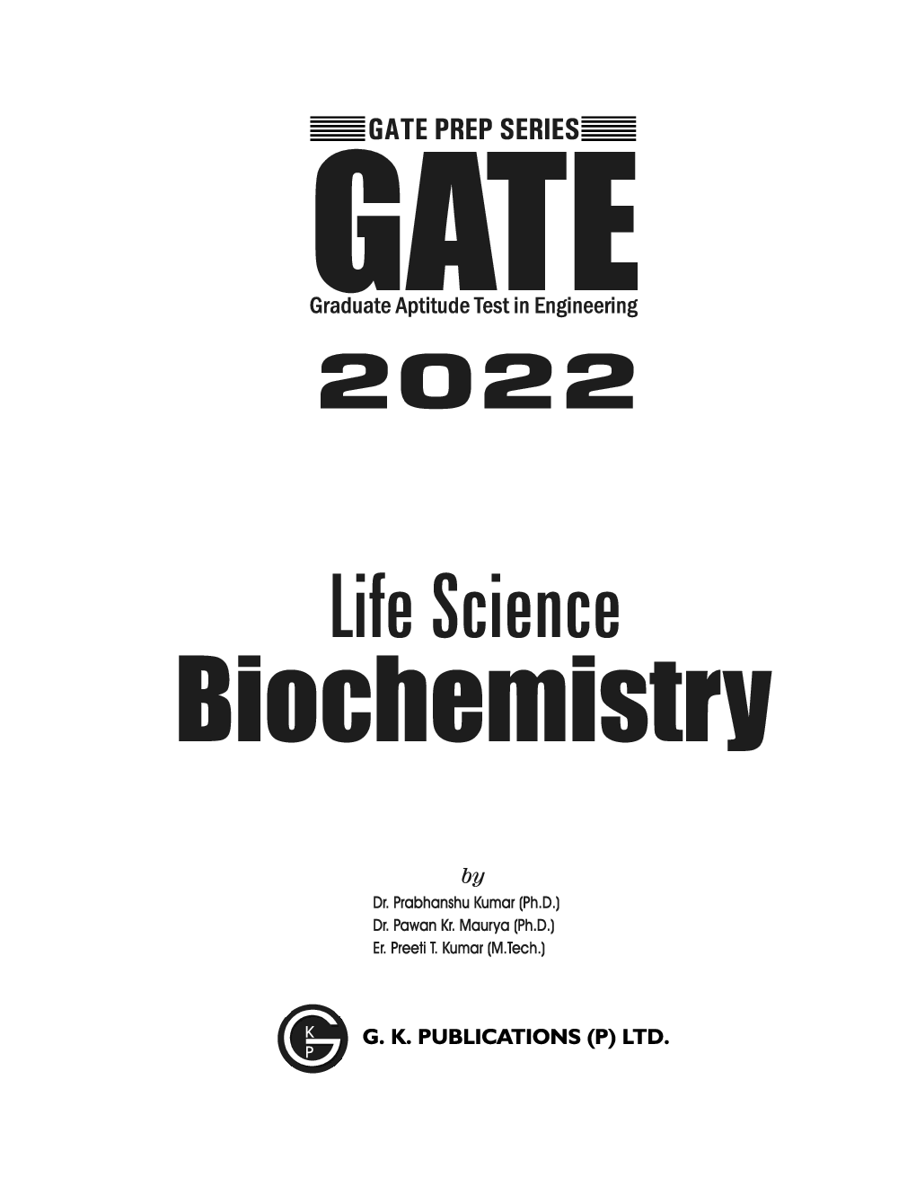 GATE 2022 : Life sciences - Biochemistry - Guide - Page 2