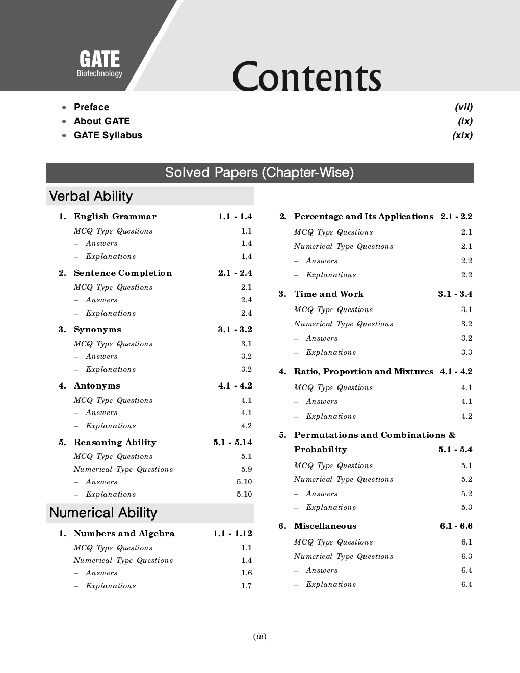 GATE 2022 - Biotechnology - 22 Years Chapter Wise Solved Papers (2000-2021) - Page 4