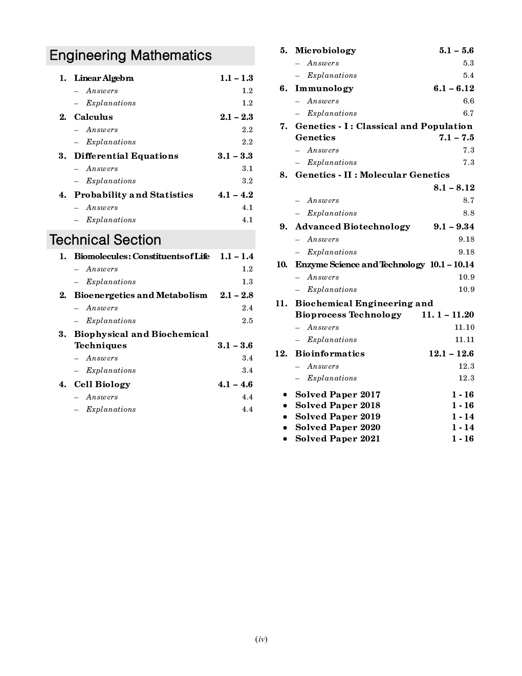GATE 2022 - Biotechnology - 22 Years Chapter Wise Solved Papers (2000-2021) - Page 5