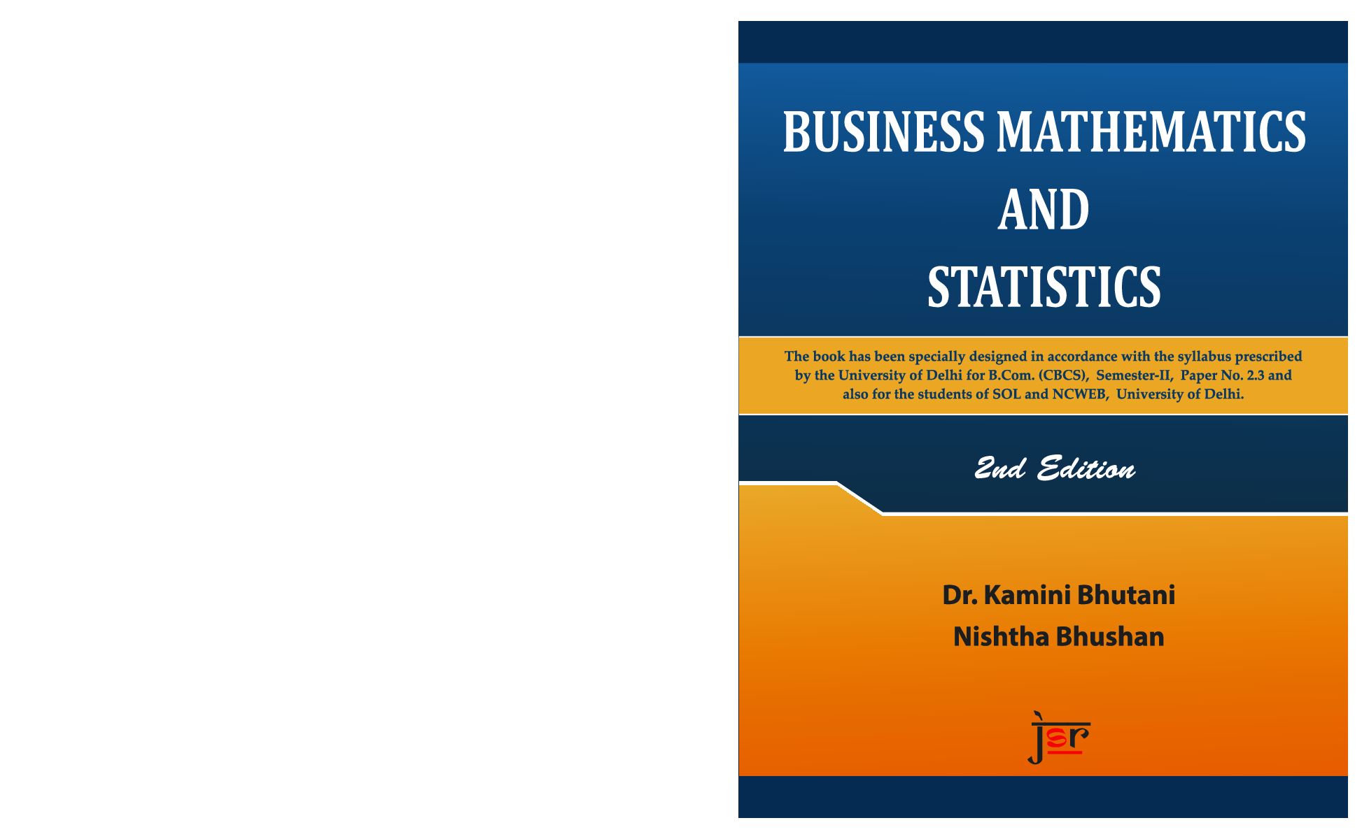 Business Mathematics And Statistics - Page 1