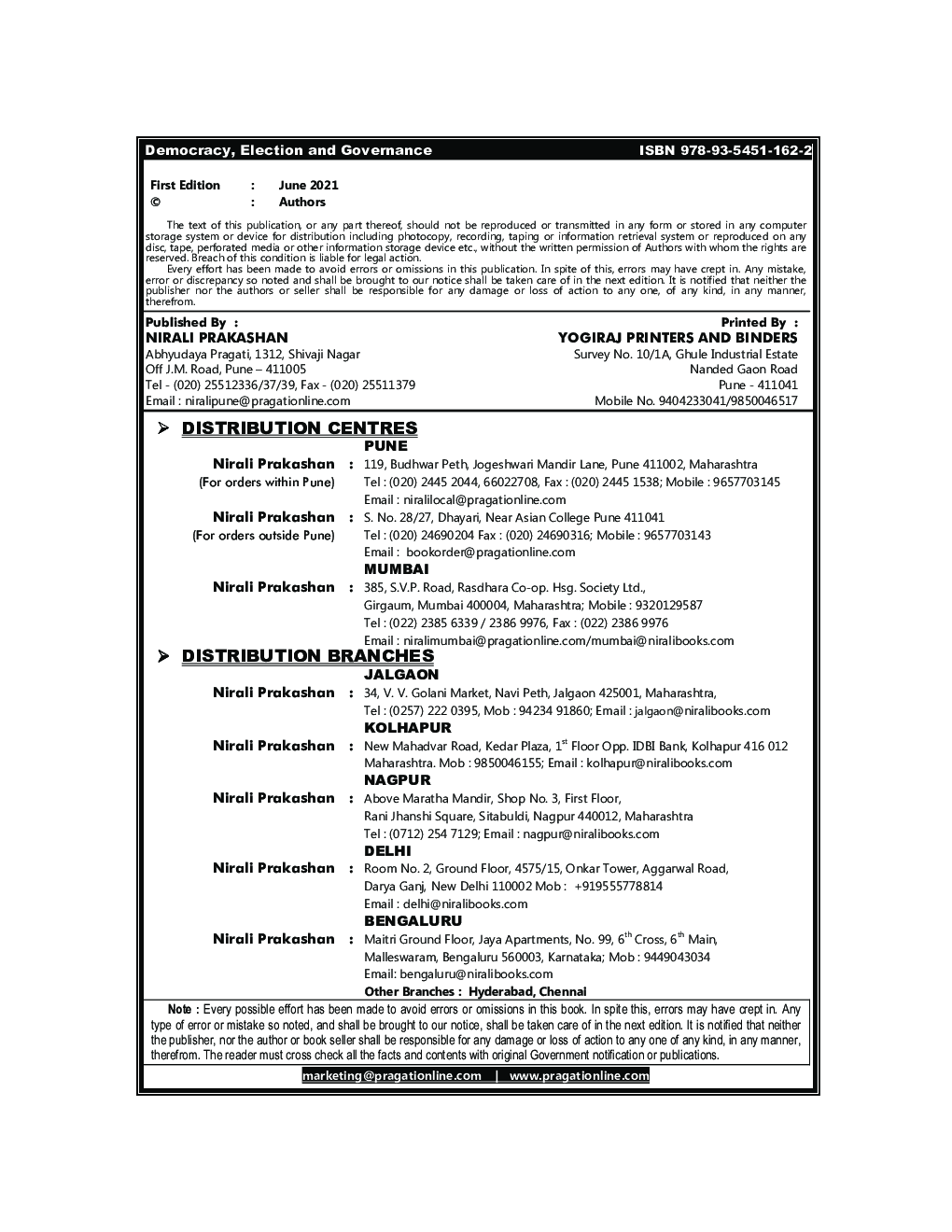 Democracy, Election And Governance - Page 3