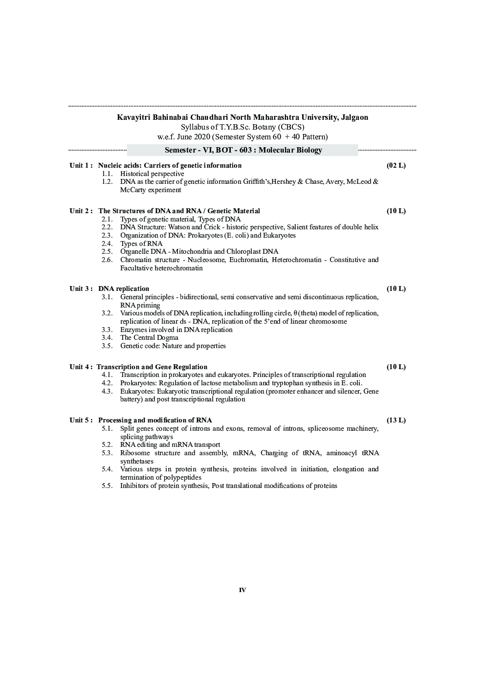 BOT 603 - Molecular Biology - Page 5