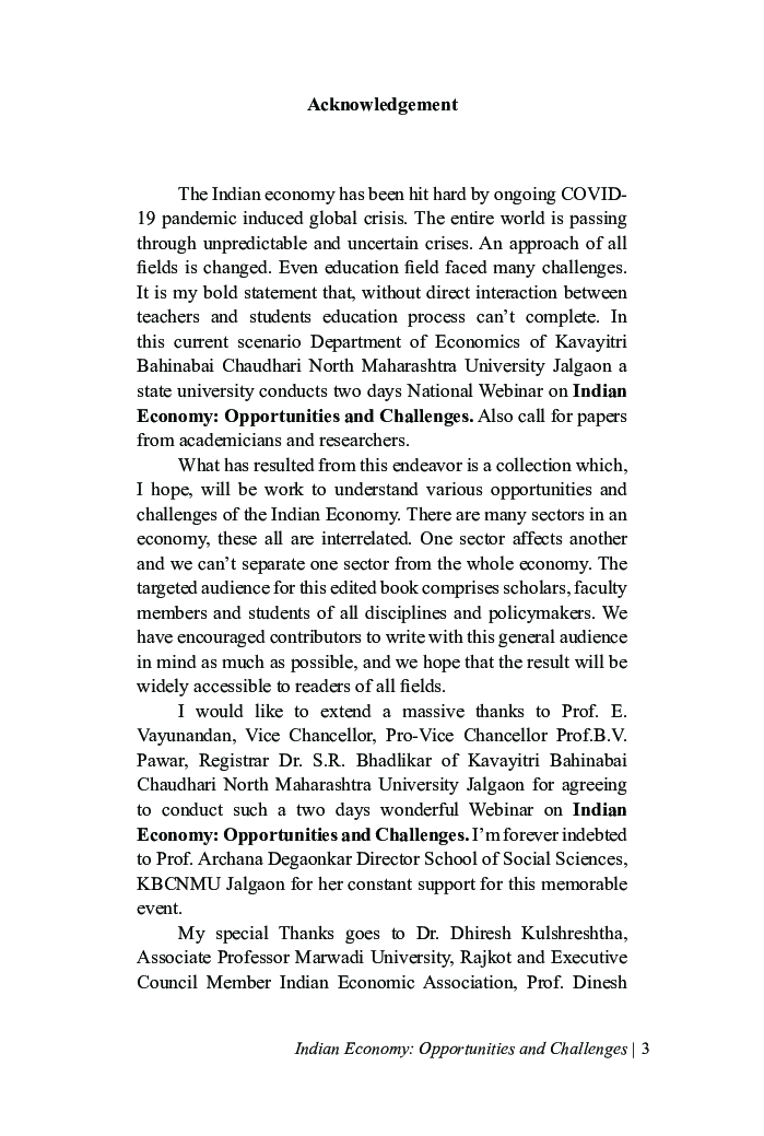 Indian Economy : Opportunities And Challenges - Page 4