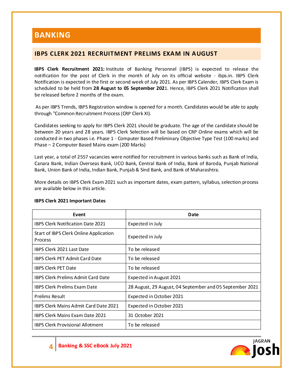 Banking & SSC July 2021 E-Book - Page 4