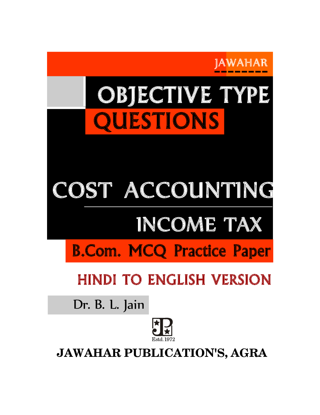 Cost Accounting Income Tax - Page 1