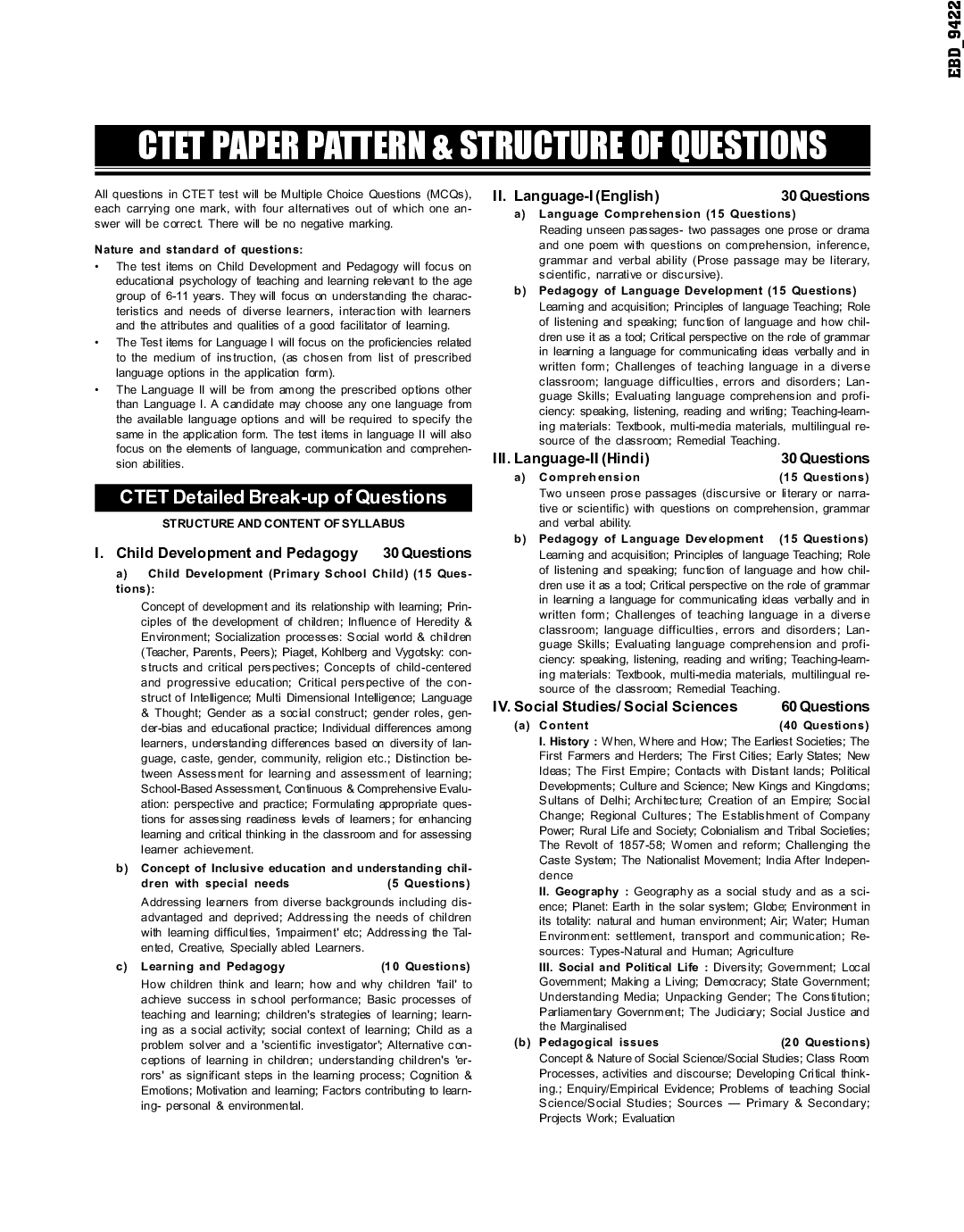 14 YEAR-WISE CTET Paper 2 (Social Science/ Studies) Solved Papers (2011 - 2020) - 3rd English Edition - Page 5