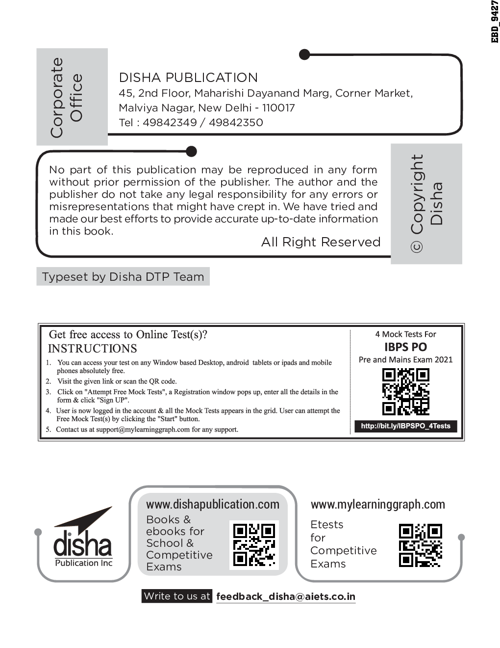 Comprehensive Guide to IBPS Bank PO/ MT Preliminary & Main Exams with 4 Online Tests (10th Edition) - Page 3