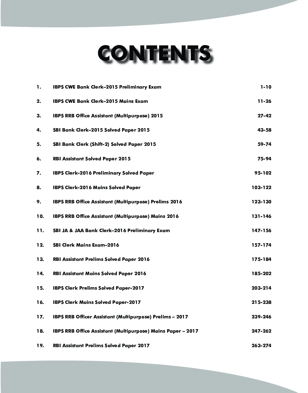 40 Year-wise SBI/ IBPS/ RRB/ RBI Bank Clerk Solved Papers (2015-21) 5th Edition - Page 4