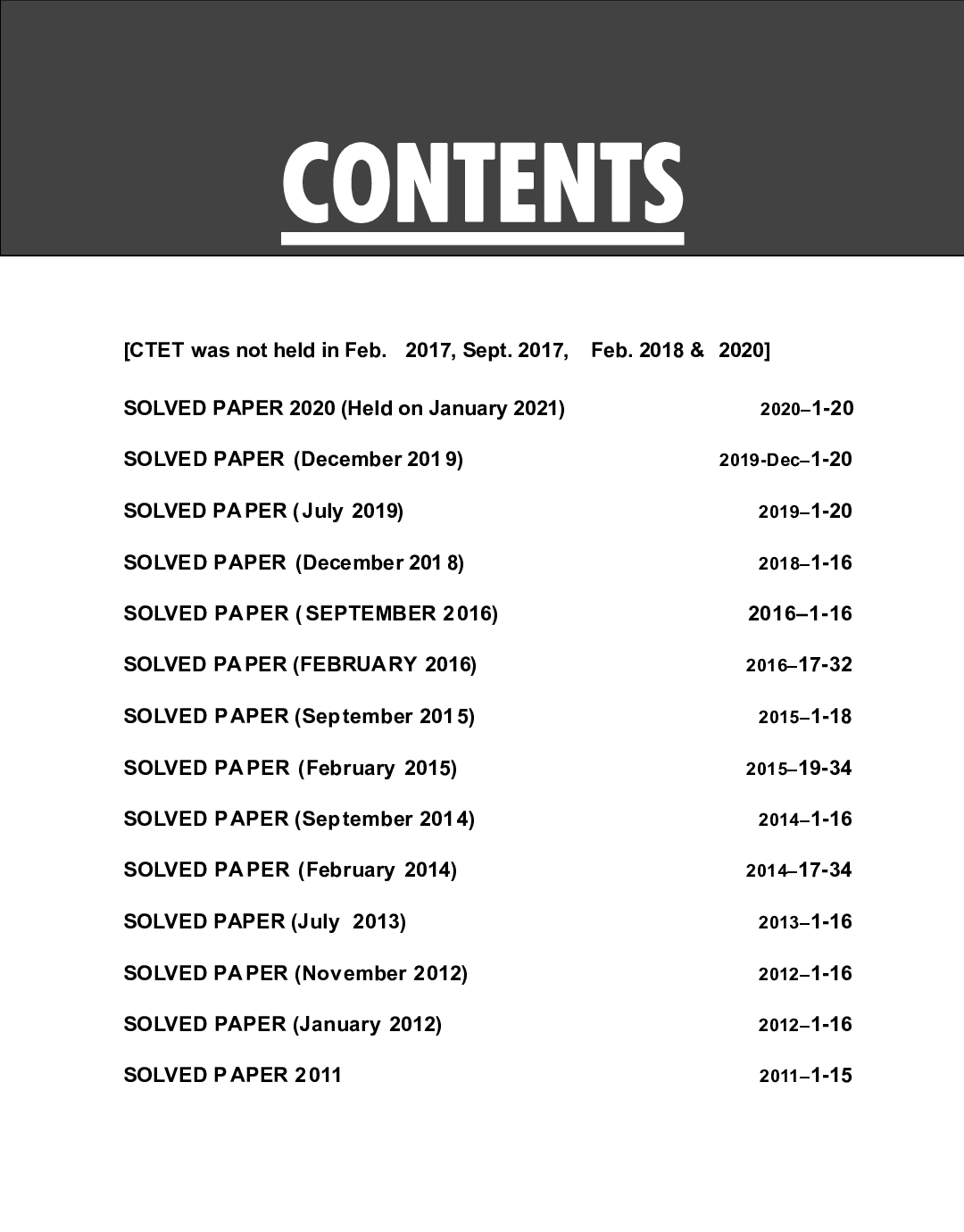 14 YEAR-WISE CTET Paper 2 (Mathematics & Science) Solved Papers (2011 - 2020) - 3rd English Edition - Page 4