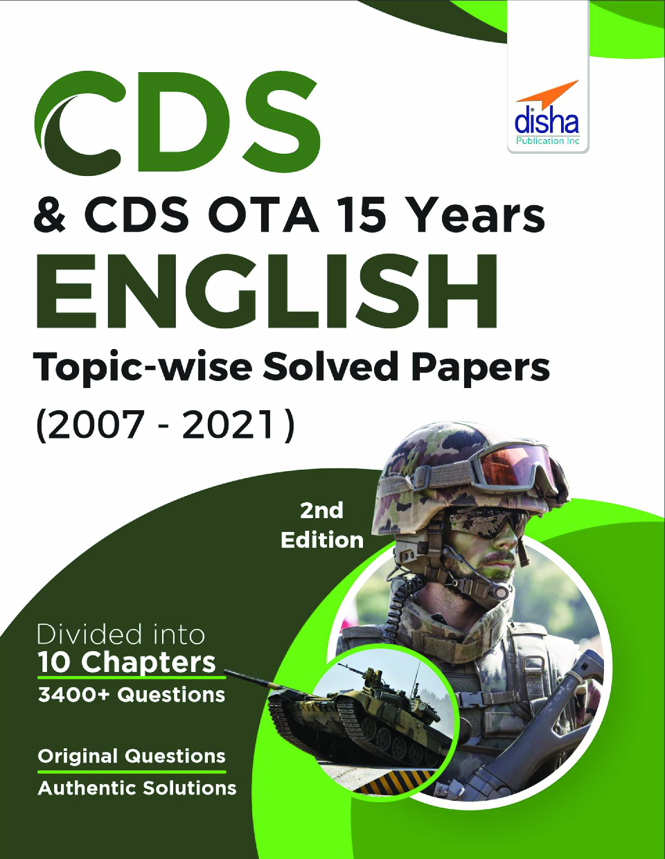 CDS & CDS OTA 15 Years English Topic wise Solved Papers (2007 - 2021) 2nd Edition - Page 1