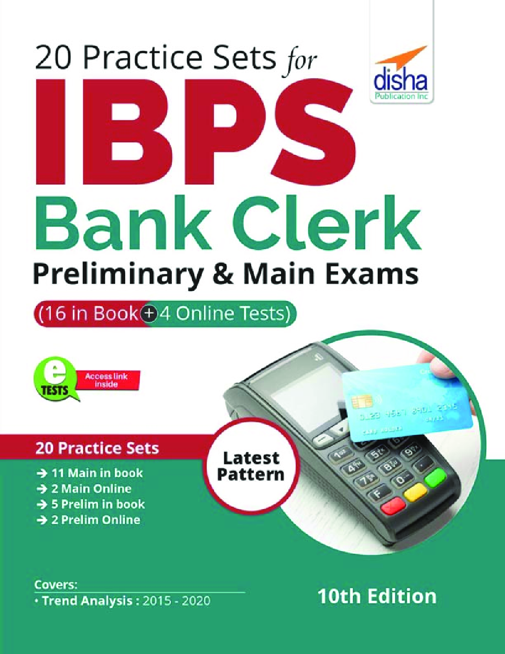 20 Practice Sets for IBPS Bank Clerk Preliminary & Main Exams (16 in Book + 4 Online Tests) 10th Edition - Page 1