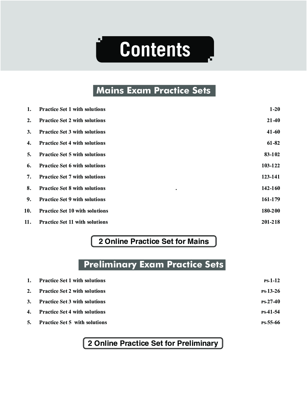 20 Practice Sets for IBPS Bank Clerk Preliminary & Main Exams (16 in Book + 4 Online Tests) 10th Edition - Page 4