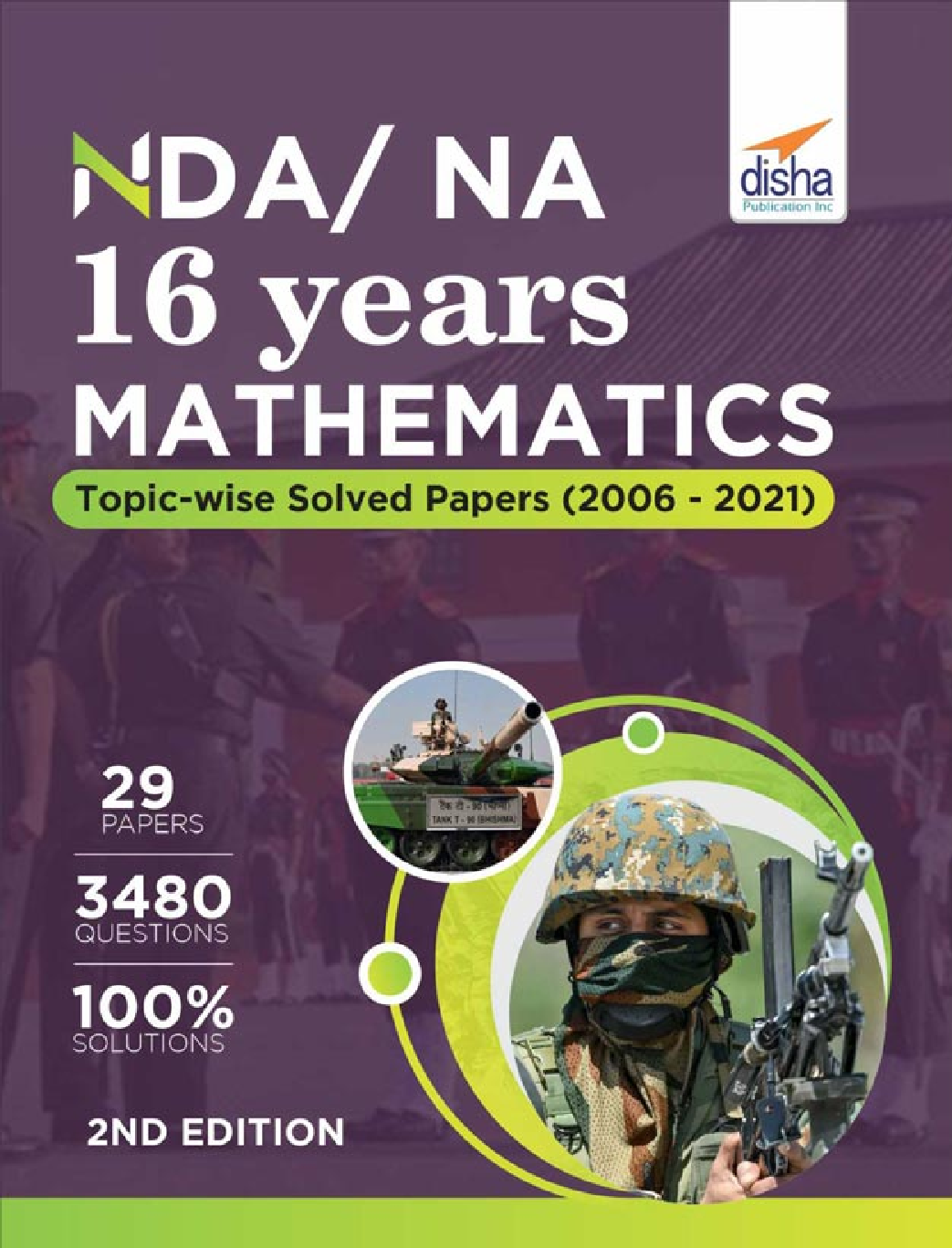 NDA/ NA 16 years Mathematics Topic-wise Solved Papers (2006 - 2021) 2nd Edition - Page 1