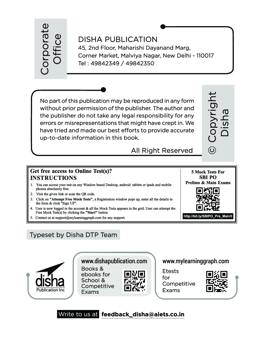 Target SBI Bank PO Preliminary & Main Exams - 20 Practice Sets + Past Papers (2020-15) - 10th Edition - Page 3