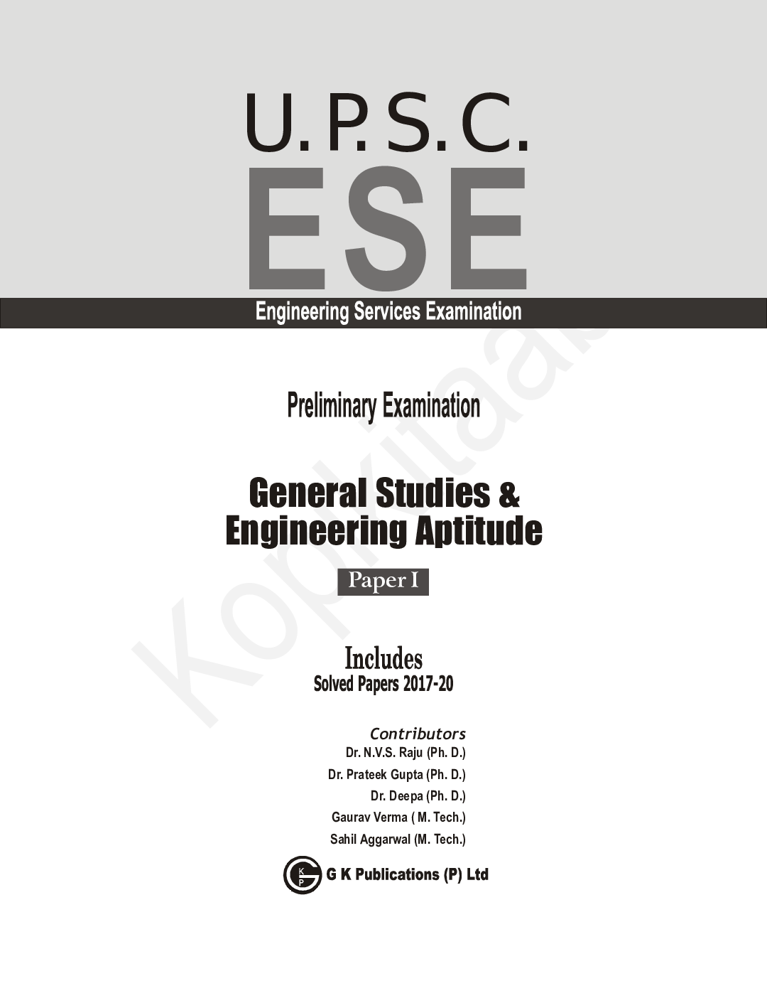UPSC ESE 2021 : General Studies & Engineering Aptitude Paper I - Guide - Page 2