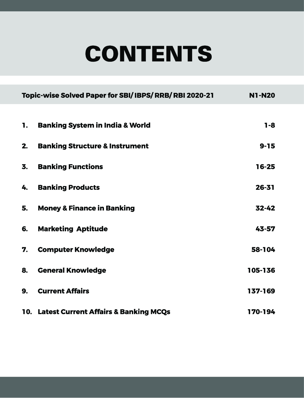 General/ Banking/ Economy Awareness Topic-wise Solved Papers for IBPS/ SBI/ RRB/ RBI Bank Clerk/ PO Prelim & Main Exams (2010-21) 5th Edition - Page 4