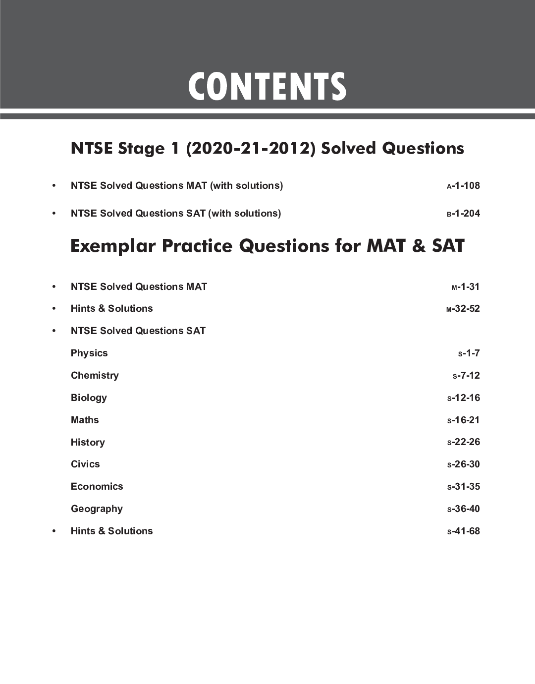 NTSE Stage 1 Question Bank - Past Year 2012-21 (9 States) + Practice Question Bank 5th Edition - Page 4