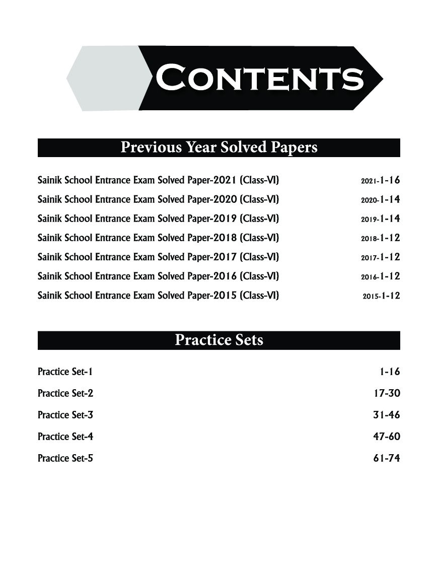 7 Years Sainik School Class 6 Entrance Exam Year-wise Solved Papers (2021-2015) with 5 Mock Tests 2nd Edition - Page 4