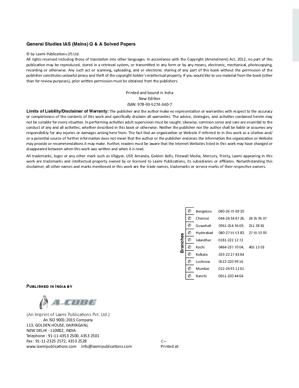 General Studies IAS (Mains) Q & A Solved Papers - Page 4