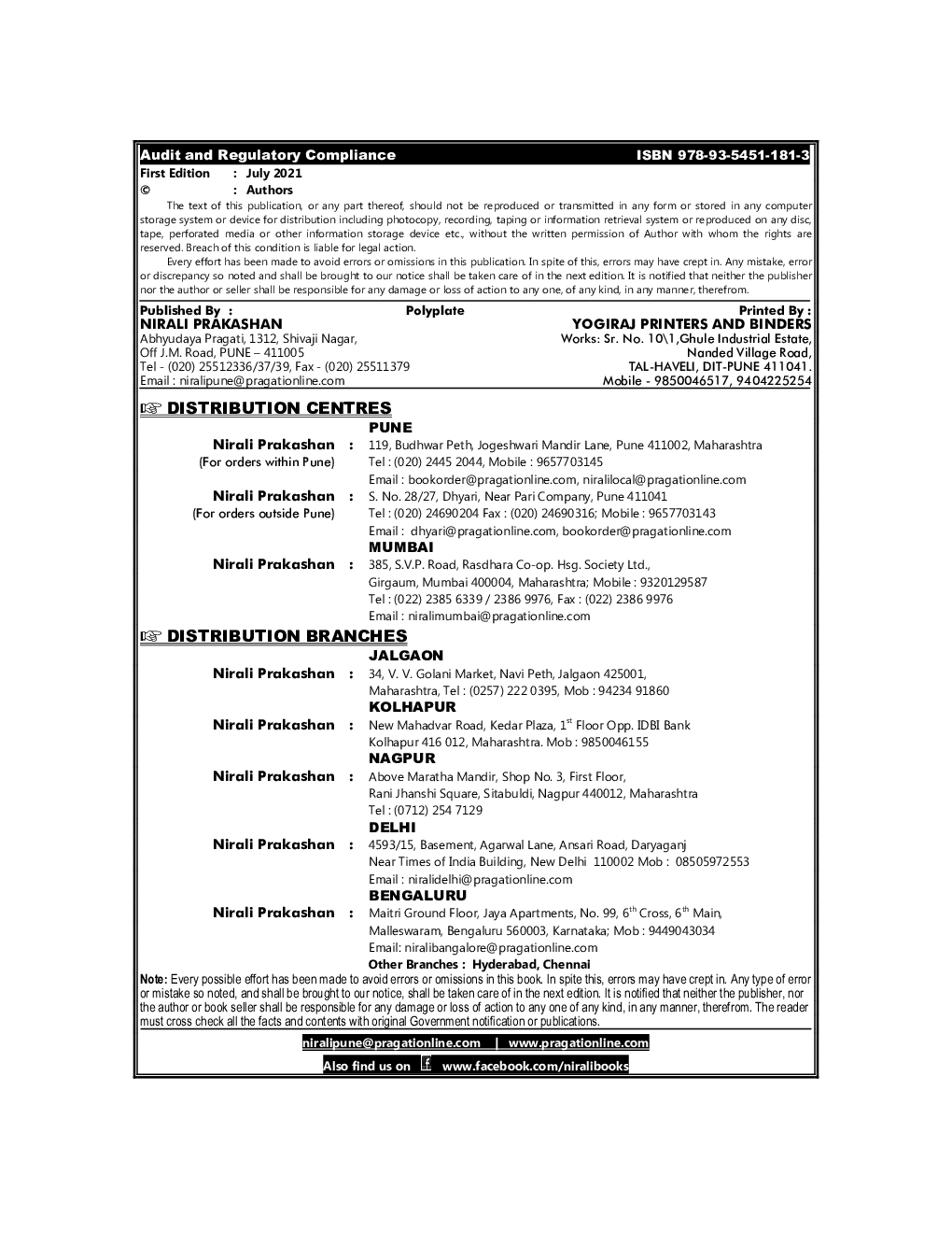 Audit And Regulatory Compliance For Master Of Pharmacy (QAT) Students - Page 3