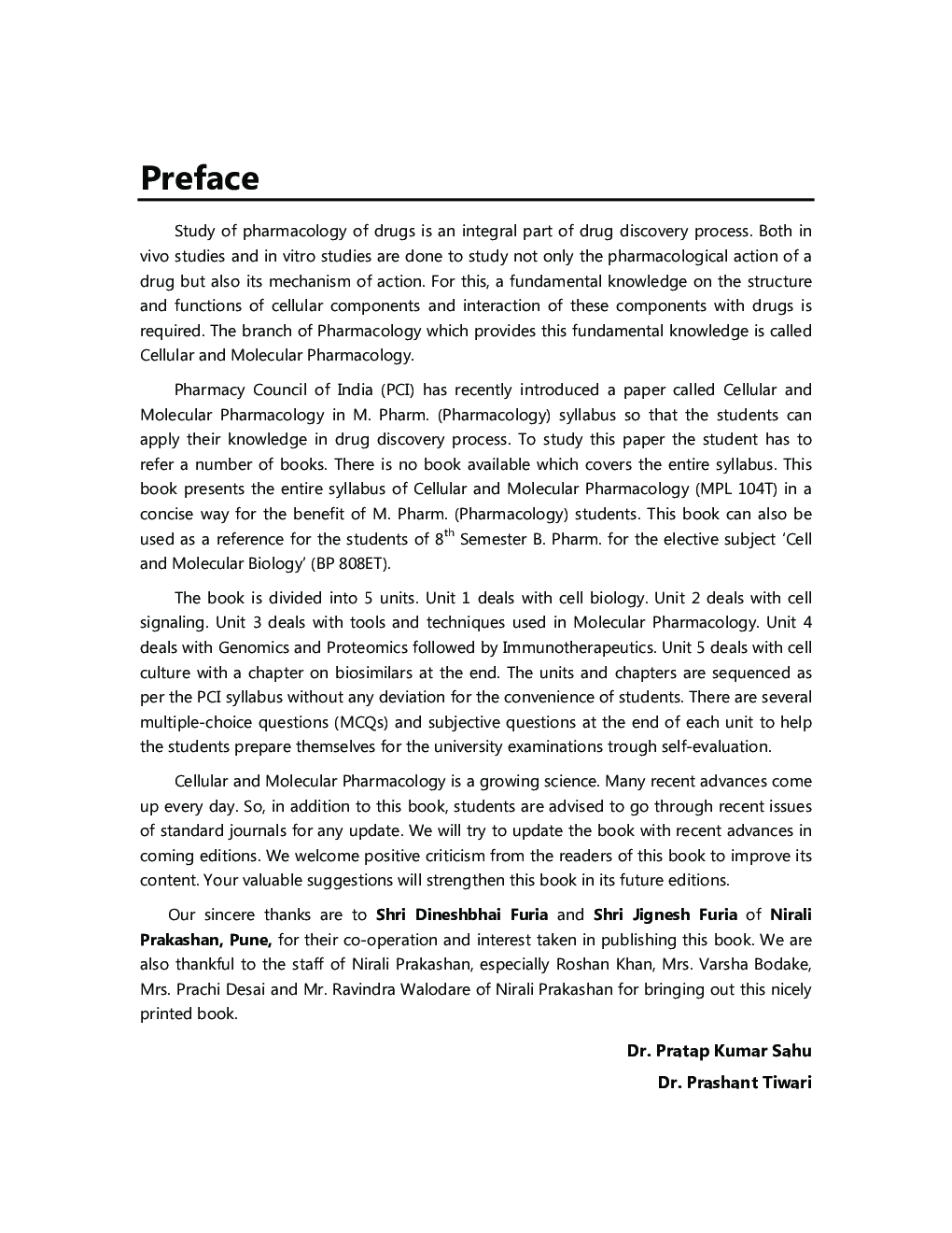 Cellular And Molecular Pharmacology (First Year M.Pharm Semester 1) - Page 4