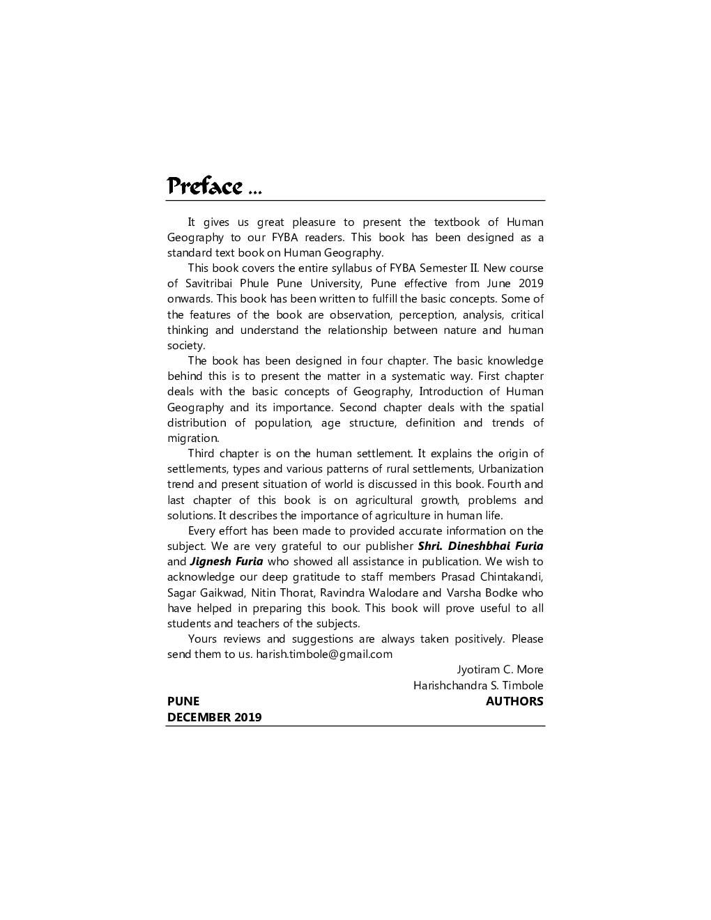 Human Geography B.A. First Year (Sem-II) - Page 4