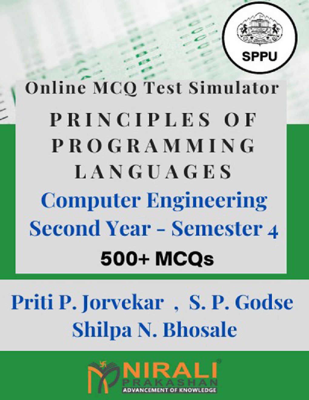 MCQ's Principles Of Programming Languages (Computer Engineering) Second Year Sem-4 - Page 1
