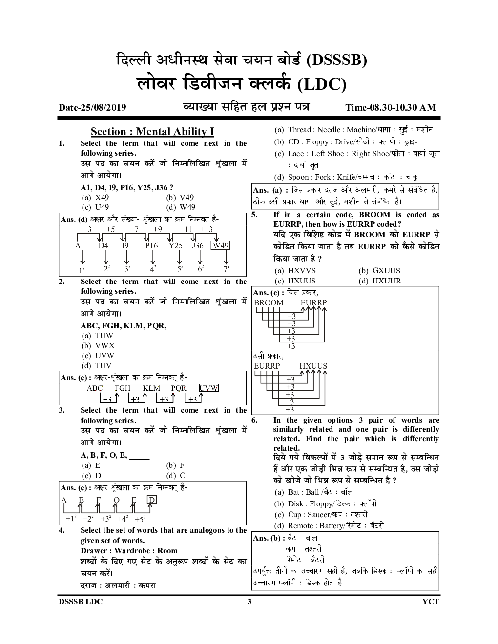 2021-22 DSSSB LDC साल्व्ड पेपर्स - Page 4
