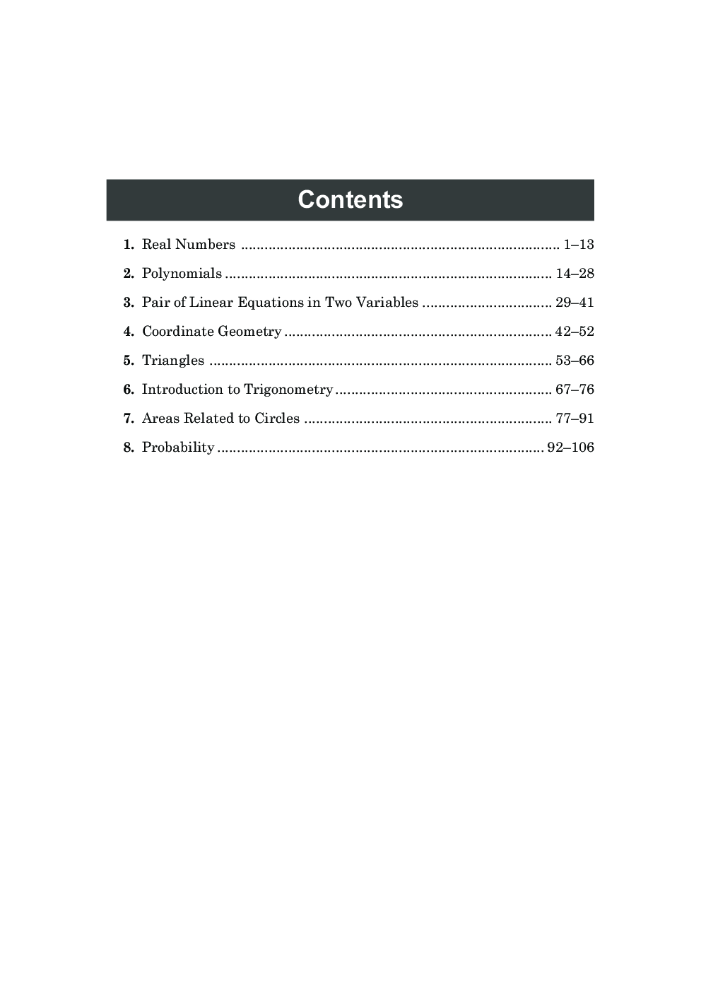 Comprehensive CBSE Objective Type Question Bank Mathematics X Basic (Term-I) - Page 5