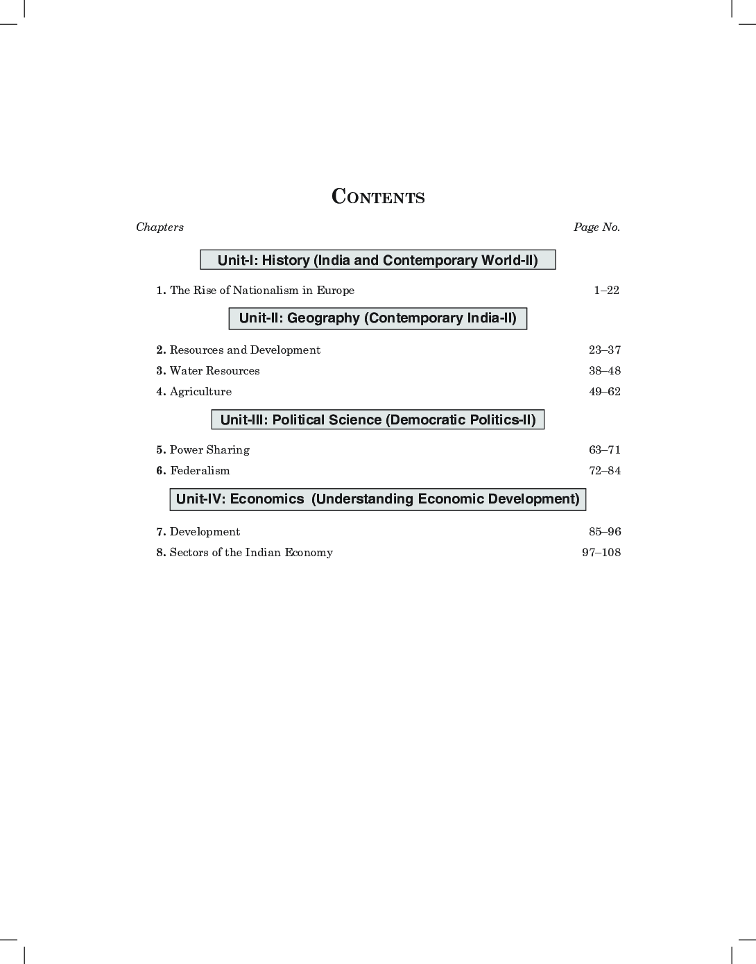 Comprehensive CBSE Objective Type Question Bank Social Science X (Term-I) - Page 5