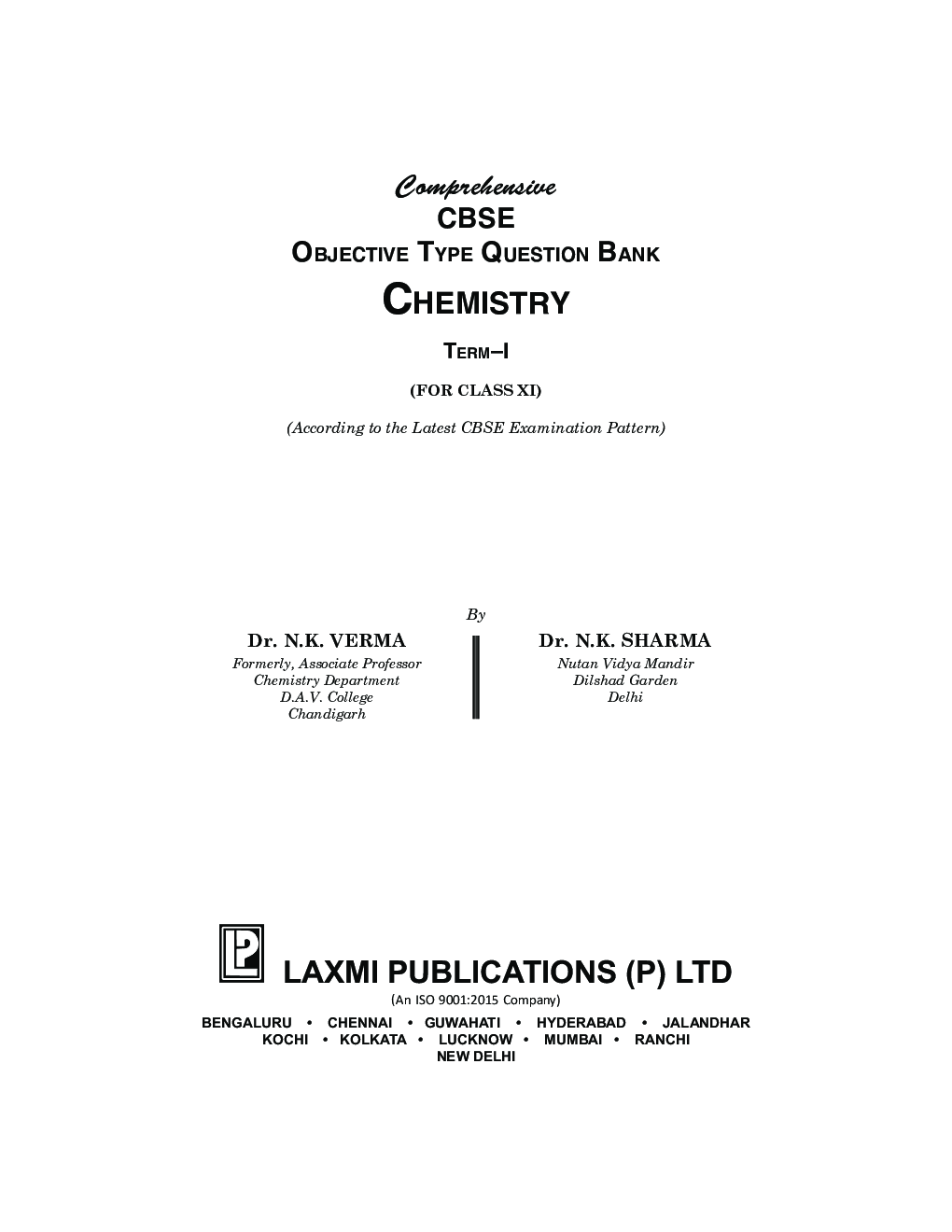 Comprehensive CBSE Objective Type Question Bank Chemistry XI (Term-I) - Page 3