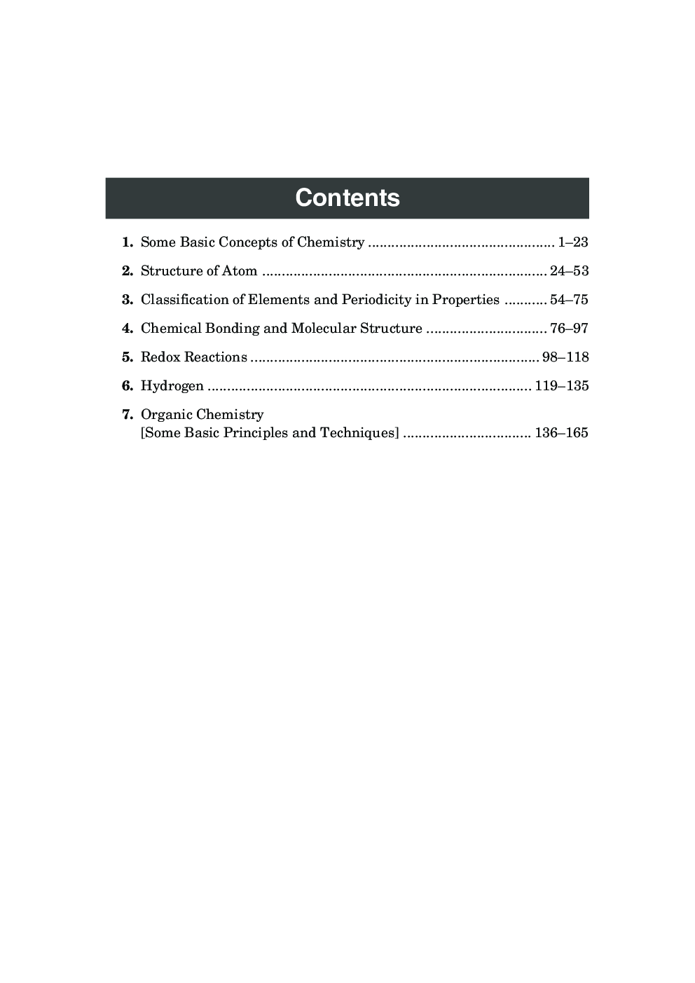 Comprehensive CBSE Objective Type Question Bank Chemistry XI (Term-I) - Page 5