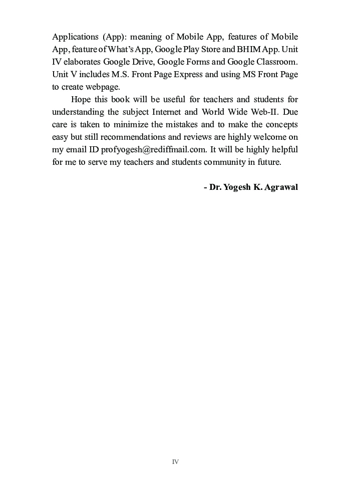 Internet And World Wide Web - II - Page 5