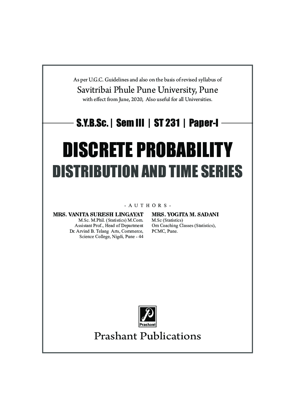 ST 231 - Discrete Probability Distribution And Time Series - Page 2