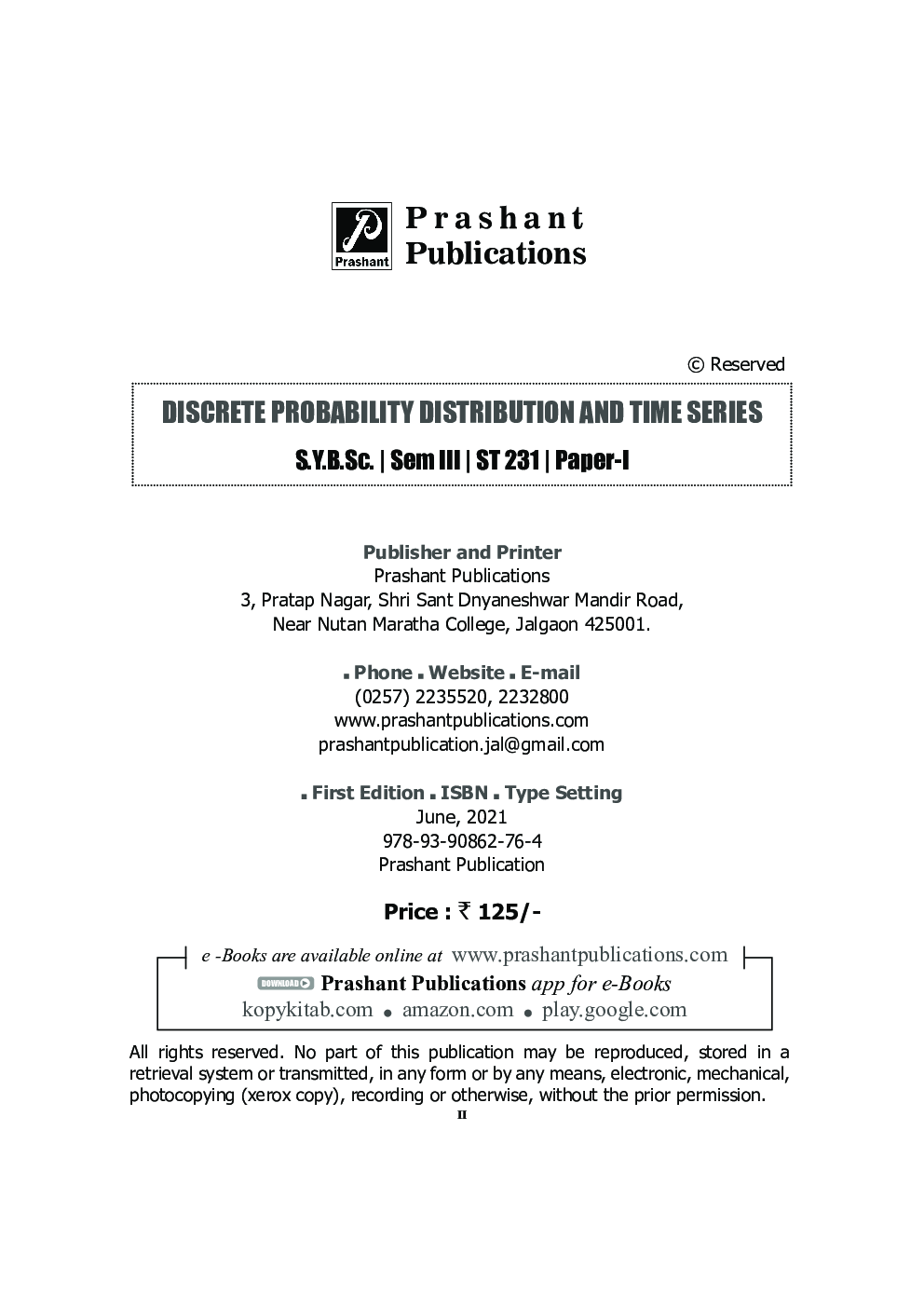 ST 231 - Discrete Probability Distribution And Time Series - Page 3
