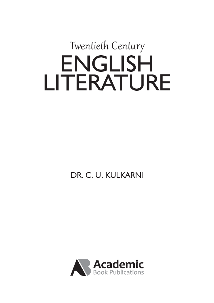 Twentieth Century English Literature - Page 2