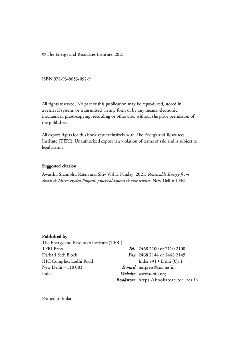 Renewable Energy from Small & Micro Hydro Projects - Page 5