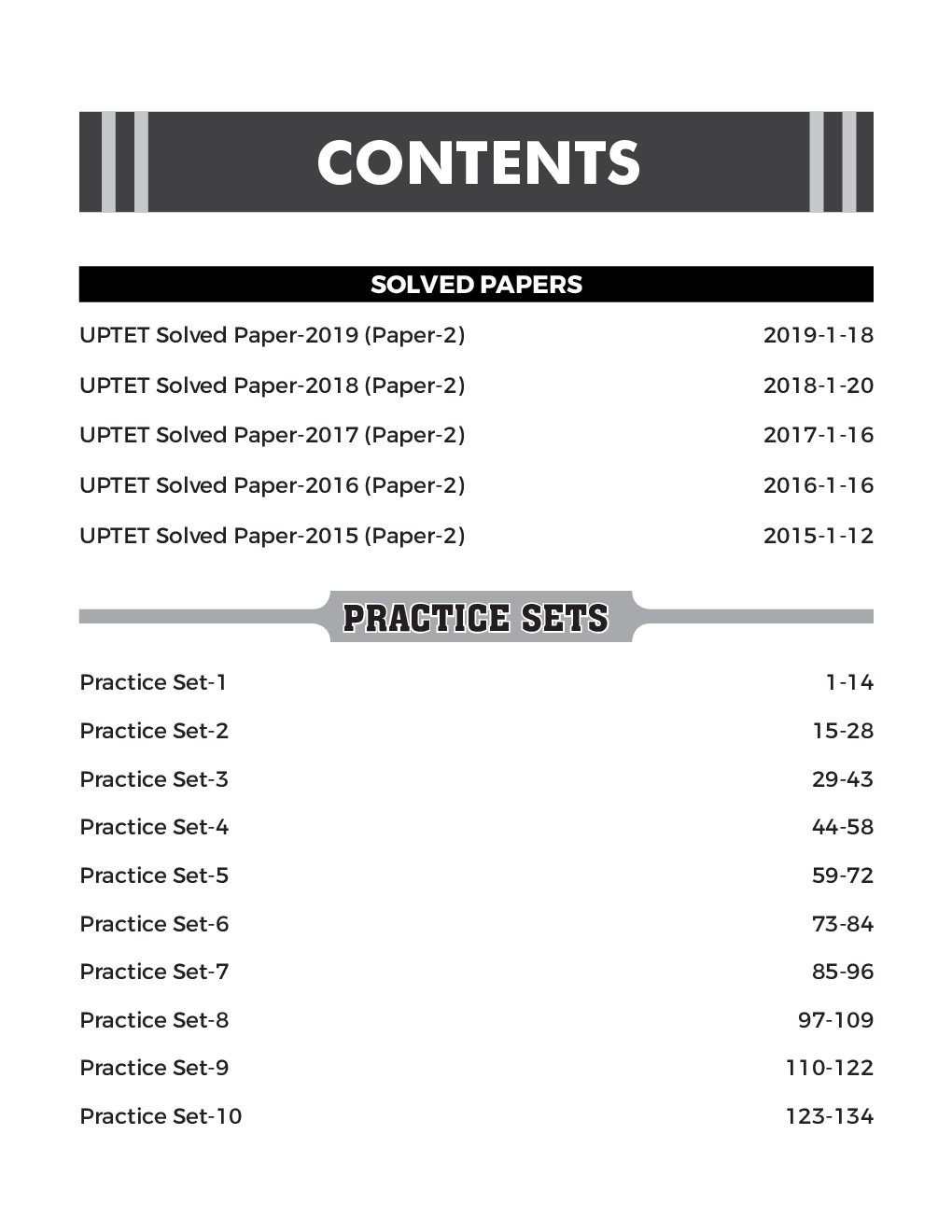 5 Solved Papers (2015 - 2019) & 10 Practice Sets For UPTET Paper 2 Science & Mathematics (Class 6 - 8 Teachers) - Page 4