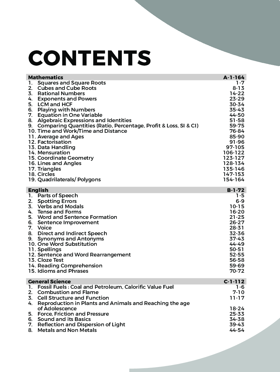 Guide To Class 9 All India Sainik School Entrance Exam (AISSEE) 2021 With 2 Practice Sets - Page 4