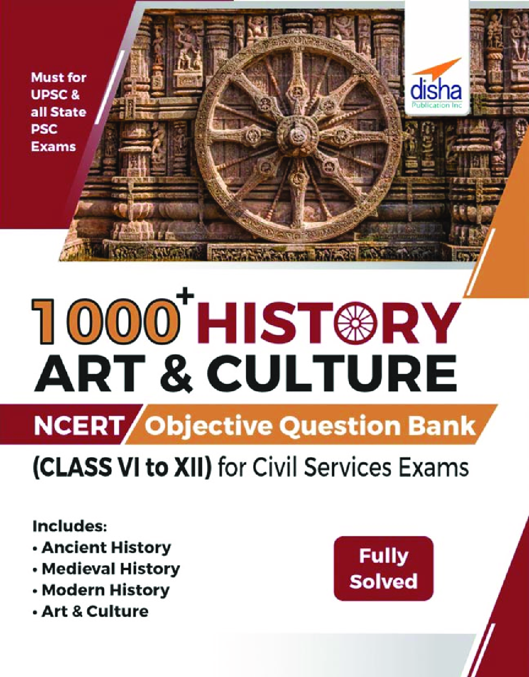 1000+ History Art & Culture NCERT Objective Question Bank (Class VI to XII) For Civil Services Exams - Page 1