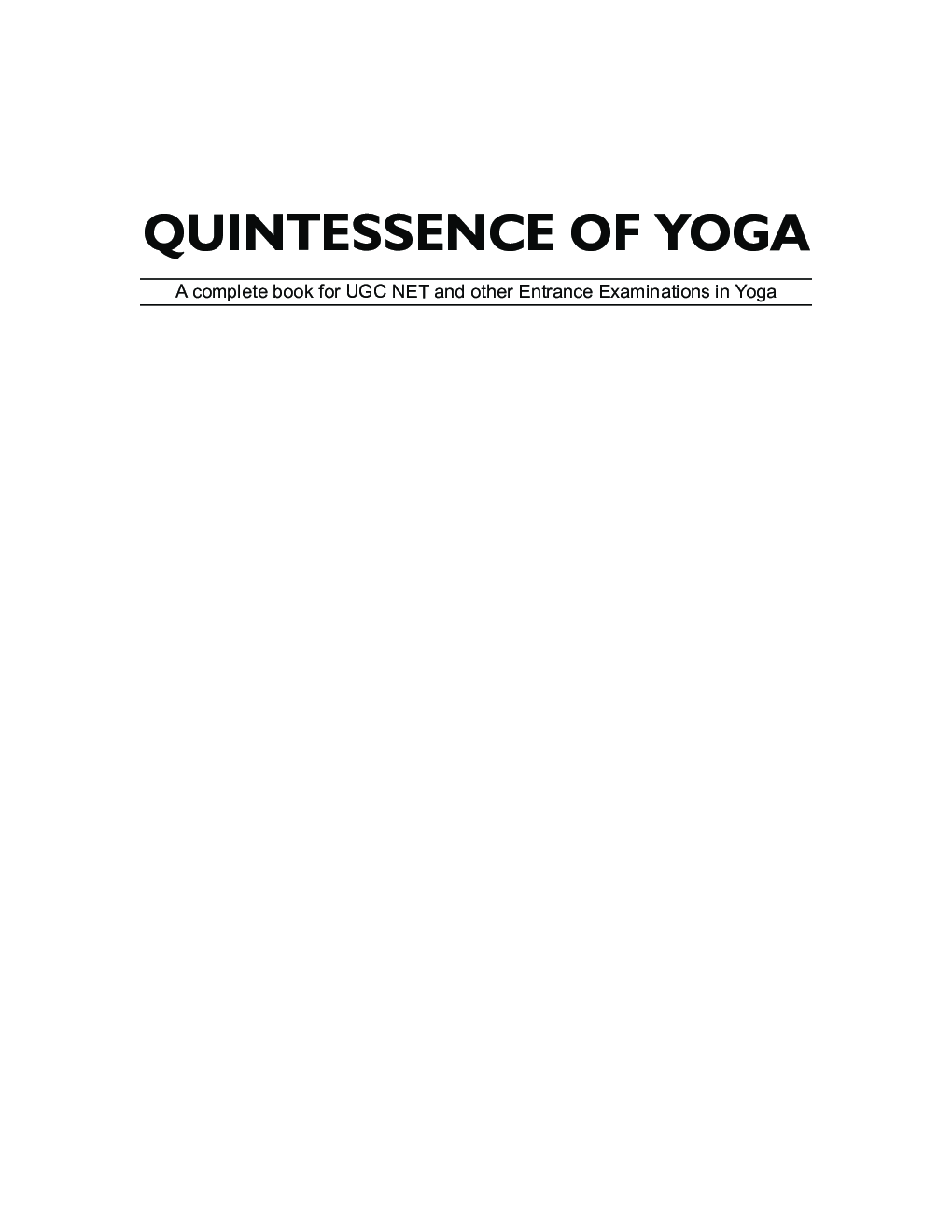 Quintessence Of Yoga - Page 2