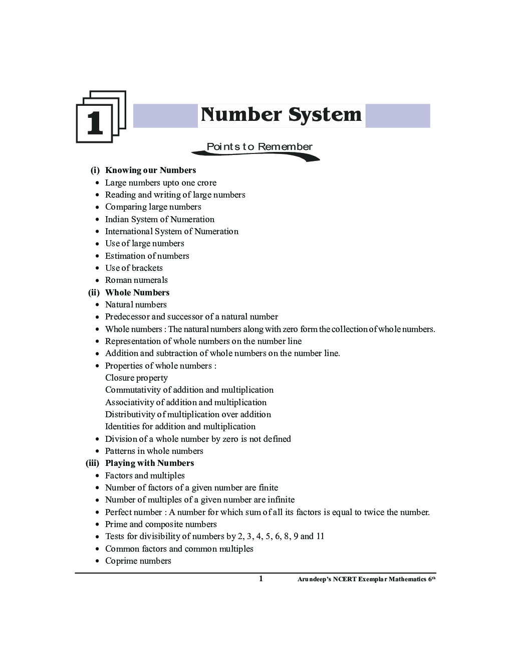 Self-Help to NCERT Exemplar Problems Solved Mathematics Class 6 - Page 5
