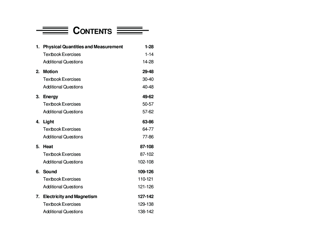 Self-Help to ICSE Living Science Physics Class 7 - Page 4