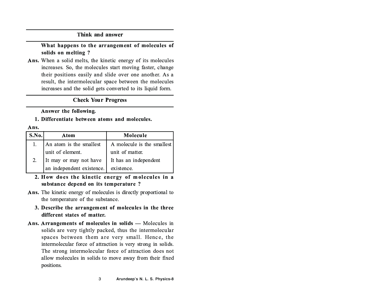 Self-Help to ICSE Living Science Physics Class 8 - Page 5