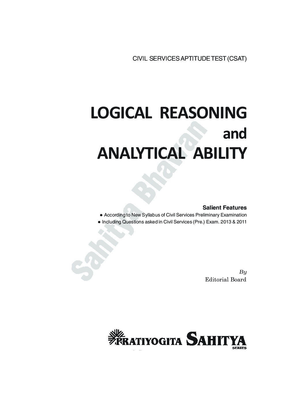 Download A1086 Sahitya Bhawan Pratiyogita Sahitya UPSC Civil Services