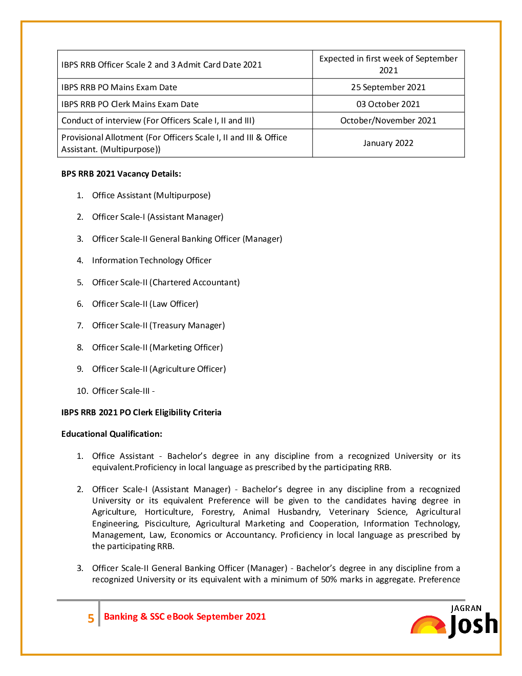 Banking & SSC September 2021 E-Book - Page 5