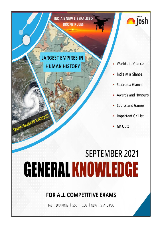 General Knowledge September 2021 E-Book - Page 1