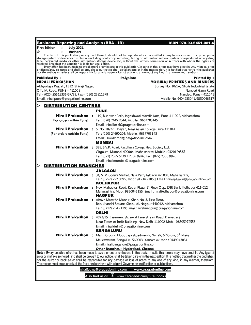 Business Reporting And Analysis - Page 3