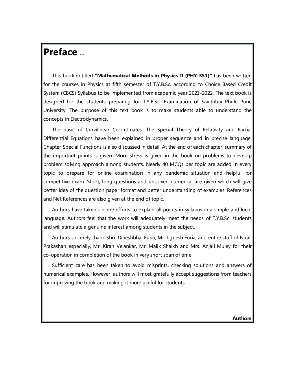 Mathematical Methods In Physics-II - Page 4
